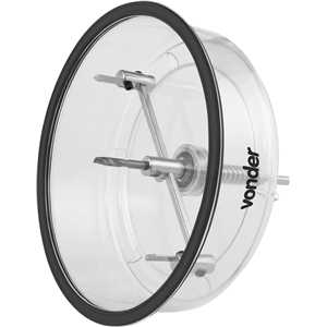Furador ajustável de 40 mm a 200 mm, com coletor, VONDER
