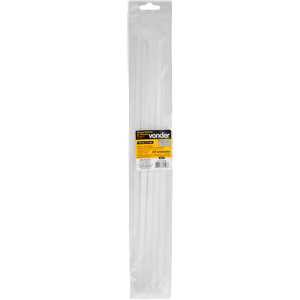Abraçadeira de nylon branca, 400 mm x 7,2 mm com 10 peças VONDER