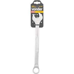 Chave combinada 21 mm, aço cromo vanádio, encartelada, VONDER