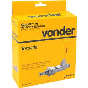 Grampo de aperto rápido tipo torpedo, GTPV 300 VONDER