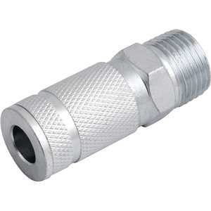 Engate rápido de 1/4", com rosca macho 1/2" NPT, com esferas, VONDER