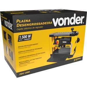 Plaina desengrossadeira, 1.500 W, 127 V~, PDV 1500 VONDER