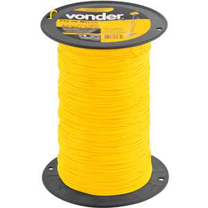 Fio de nylon, 2,0 mm x 500 m, redondo, VONDER