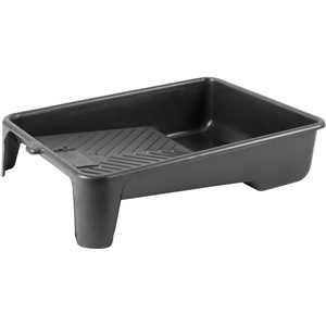 Bandeja plástica para pintura, preta, para rolos de 15,0 cm, VONDER