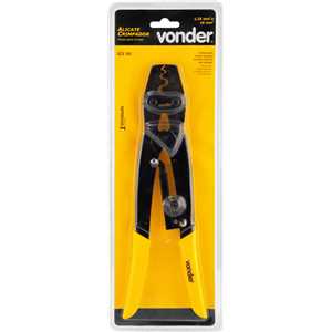 Alicate crimpador, terminais sem isolação, 1,25 mm² a 16,0 mm², ACV 160, VONDER