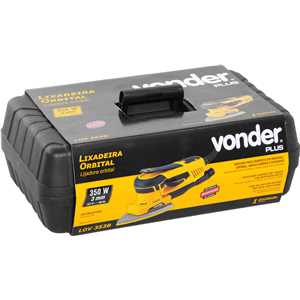 Lixadeira orbital 3.0, motor brushless, 350 W, LOV 353B, 127 V~ VONDER PLUS