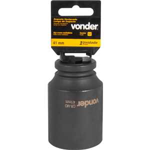 Soquete sextavado longo de impacto, 41 mm, encaixe de 3/4", VONDER