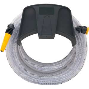 Mangueira para jardim, trançada, transparente, 30 m, com suporte VONDER