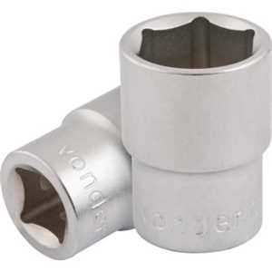 Soquete sextavado com encaixe de 1/2", 22 mm, VONDER