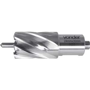 Broca anular, encaixe Weldon, 24 mm x 30 mm VONDER
