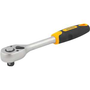 Catraca reversível para soquete, encaixe 1/2", cabo emborrachado, VONDER
