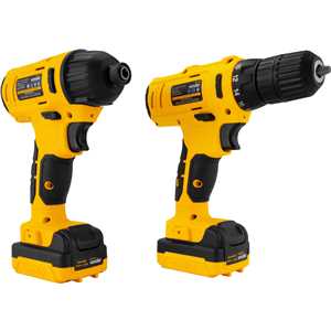 Conjunto parafusadeira / furadeira e parafusadeira de impacto, 12 V, PFBV 012 VONDER