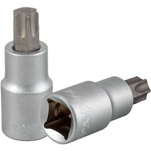 Soquete hexalobular macho T-55, encaixe 1/2", VONDER