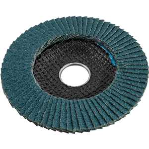 Flap-disc, disco de desbaste/acabamento, 4.1/2" - 115 mm, cônico, grão 40, VONDER