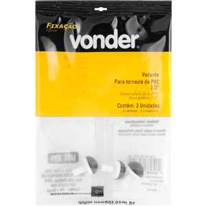 Vedante de PVC para torneira, 1/2" VONDER