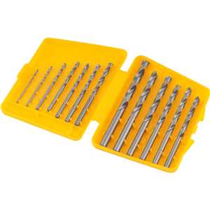 Jogo de brocas de aço rápido DIN 338, 1,5 mm a 6,5 mm, com 13 peças, VONDER