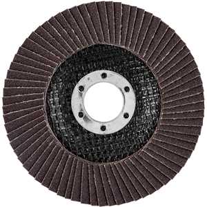Flap-disc, disco de desbaste/acabamento, 4.1/2" - 115 mm, reto, grão 120, NOVE54