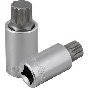 Soquete multidentado, curto, com encaixe de 1/2", M16, VONDER