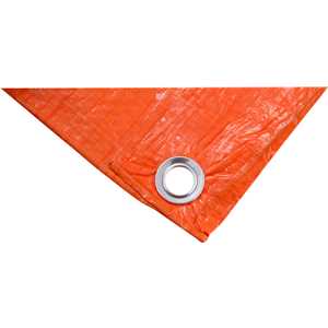 Lona de polietileno laranja 10 m x 4 m, 100 micra, VONDER LEVE