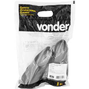 Sapato ocupacional classic, com salto, preto, n° 37, VONDER