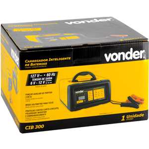 Carregador inteligente de bateria 127 V~, CIB 300, VONDER