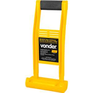 Suporte plástico para carregar chapas de drywall e MDF, VONDER