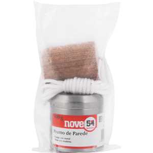 Prumo de metal para parede, 400 g, NOVE54