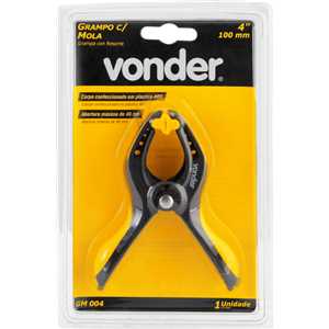 Grampo com mola, 4", GM 004 VONDER
