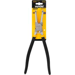 Alicate para anéis interno, bico curvo, 11.1/2", VONDER