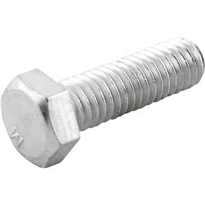 Parafuso sextavado zincado 3/8" x 1.1/4", UNC, rosca total, VONDER