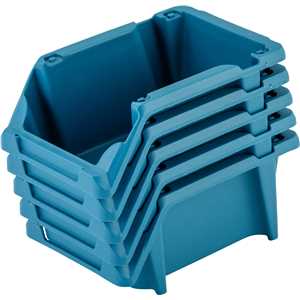 Estante metálica, com gaveteiros modelo prático azul, 60/3 VONDER