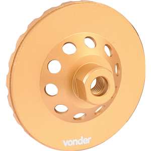 Rebolo diamantado, 115 mm, turbo, VONDER