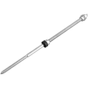 Conjunto haste M12 x 400 mm para painel solar, para madeira, VONDER