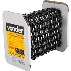 Corrente para motosserra, rolo com 7,62 metros (25 pés), V38P13SQ, VONDER