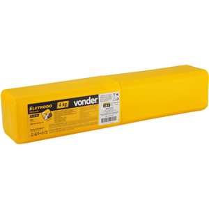 Eletrodo revestido para inox, AWS E316L, com 3,25 mm, VONDER
