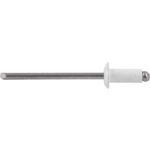 Rebite de repuxo 3,2 mm x 16,0 mm, branco, 316, caixa com 1.000 peças VONDER