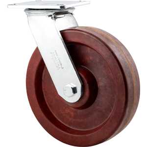 Rodízio giratório industrial 8", de celeron, VONDER