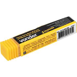 Fresa topo 8,0 mm, em metal duro, 4 cortes, VONDER