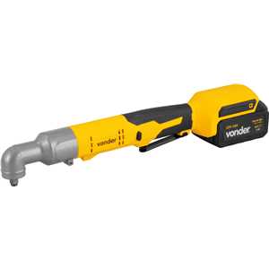 Chave de impacto angular, bateria 18 V, encaixe de 3/8", carregador bivolt, CIV 183, VONDER