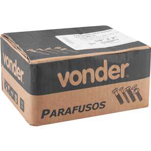 Parafuso sextavado 8.8 (GRAU 5), 3/8" x 2", rosca total, UNC, VONDER
