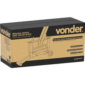 Máquina manual para cortar bloco VONDER