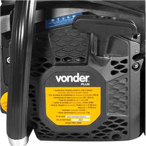 Motosserra a gasolina, 54,5 cm³ (cc), MGC 545 VONDER PLUS
