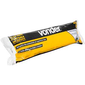 Rolo de lã para pintura, antirrespingo econômico, 23 cm, sem suporte, 8095, VONDER