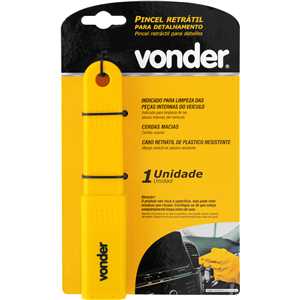 Pincel retrátil para detalhamento, VONDER