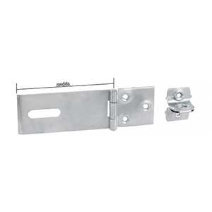 Porta cadeado zincado 4.1/2" - 114,3 mm, encartelado, VONDER