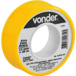 Fita veda-rosca 12 mm x 20 m VONDER