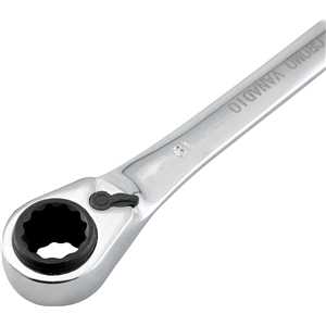 Chave estrela com catraca reversível, 16 mm x 17 mm e 18 mm x 19 mm, VONDER