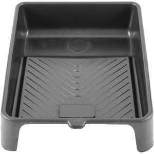 Bandeja plástica para pintura, preta, para rolos de 15,0 cm, VONDER