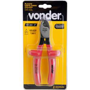 Alicate corta cabos 6", com isolação até 1.000 V, VONDER