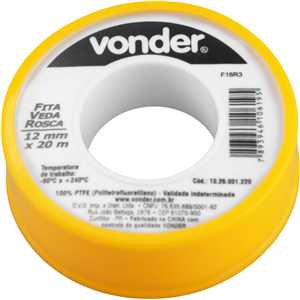 Fita veda-rosca 12 mm x 20 m VONDER